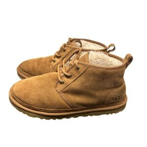 UGG Men’s Neumel Boots Size 11 – Chestnut Suede & Shearling